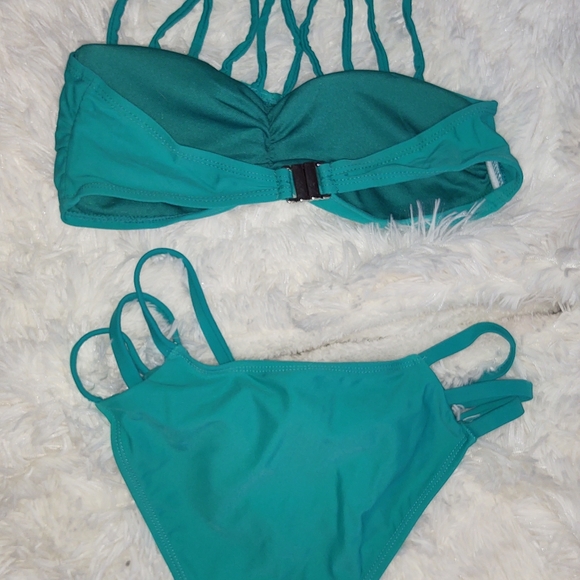 Caged Jade Bikini - Picture 3 of 5